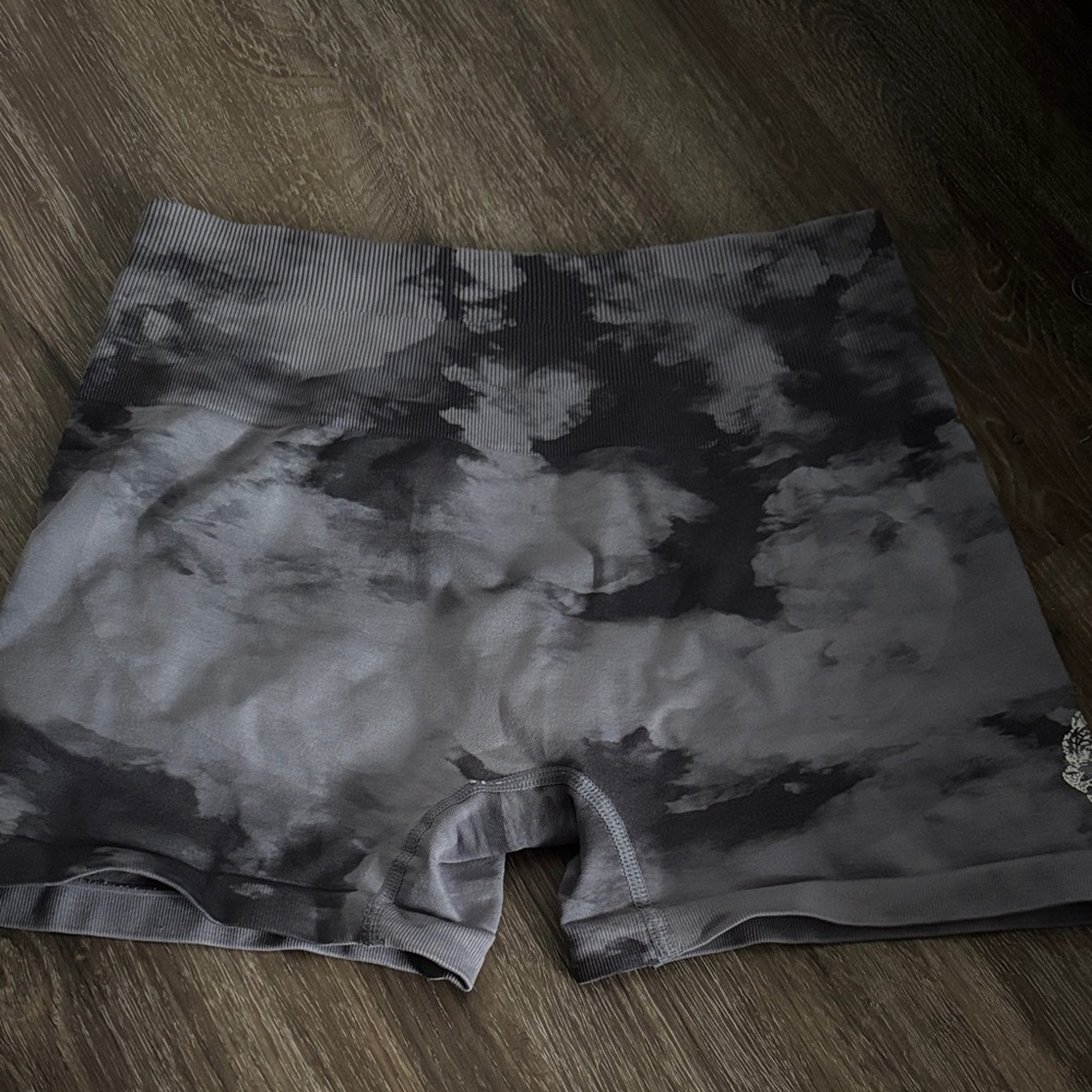 Darc Sport Gray Tie-Dye Shorts